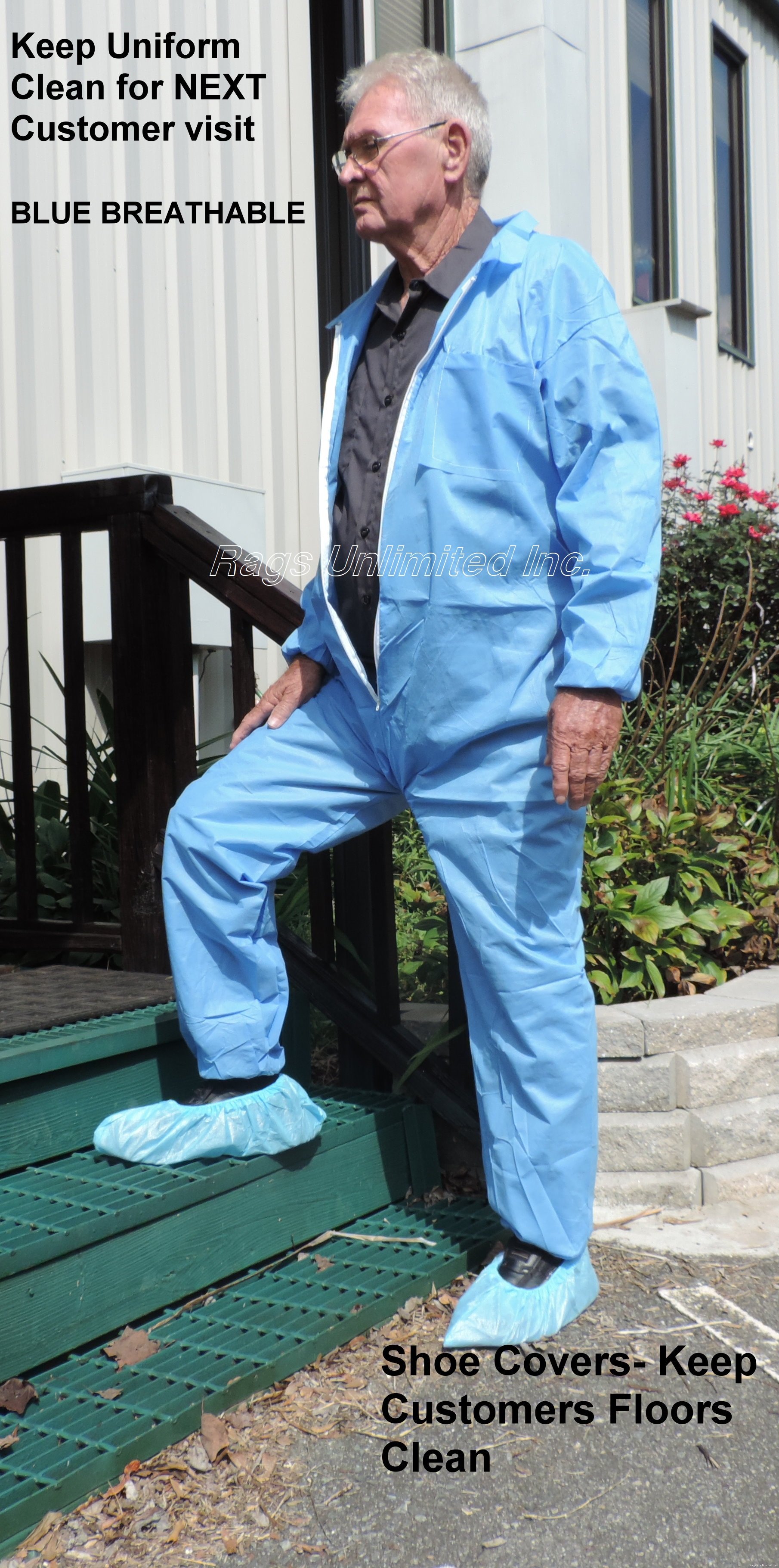 Coveralls Medium Protection Breathable Disposable